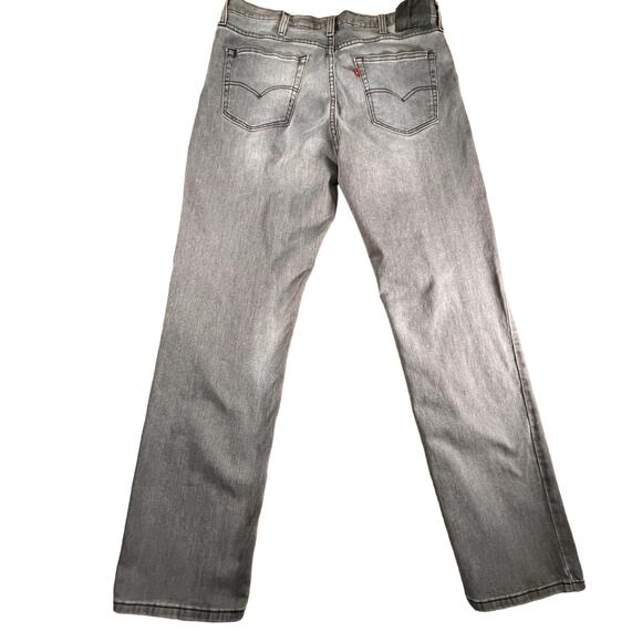 Rare Blank Tab Levis 541 Athletic Fit Stretch Jeans Color Faded Gray Size 38x34 - Picture 2 of 9